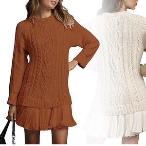 Layered Sweater Dress